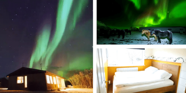 Airbnb Islande : voir les aurores boréales au-dessus des glaciers