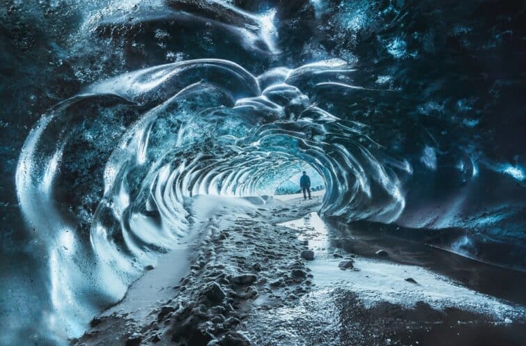 cave de glace en Islande
