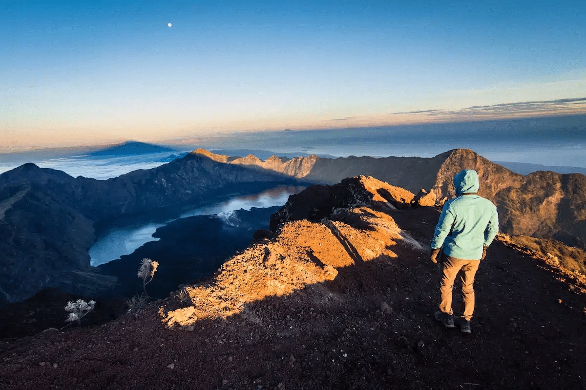 Ascension du Mont Rinjani en Indonésie