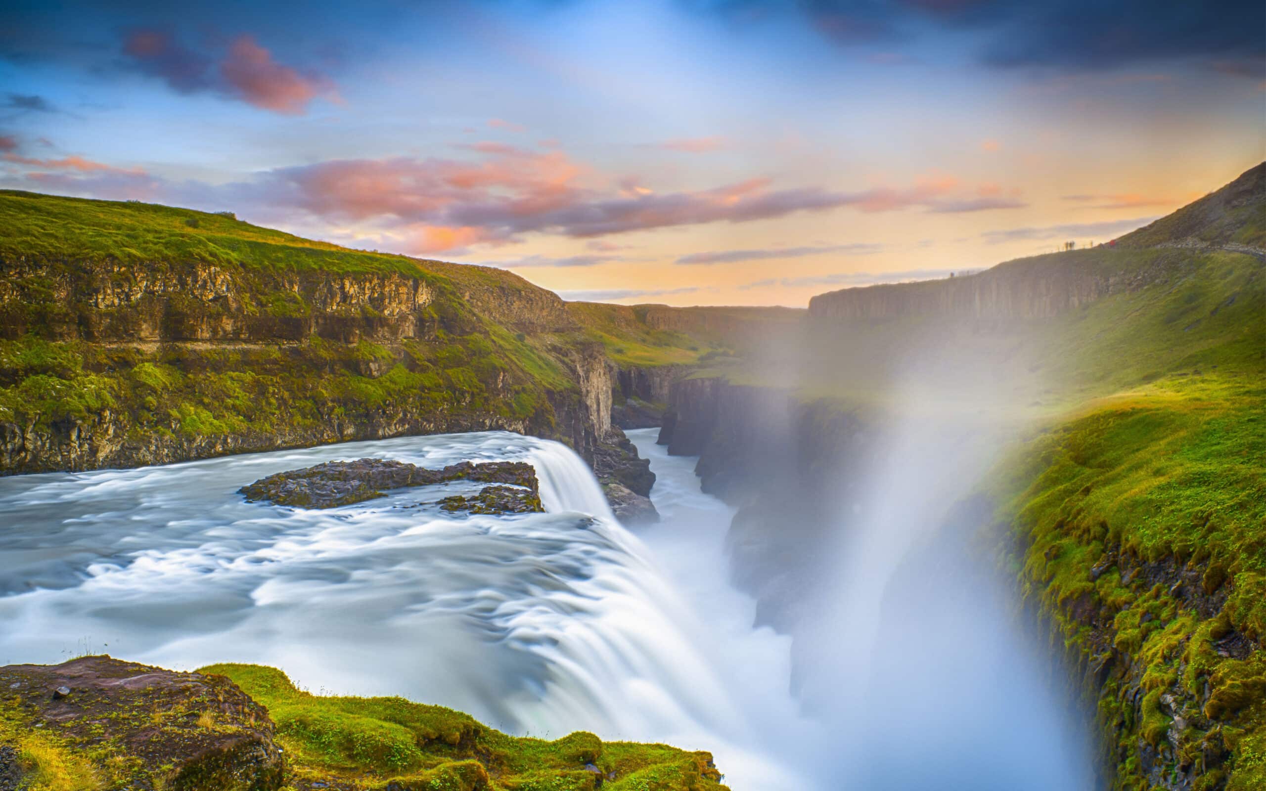 Chutes de Gullfoss en Islande