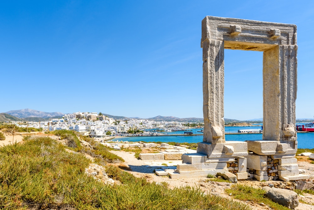 Site antique de Portara à Naxos