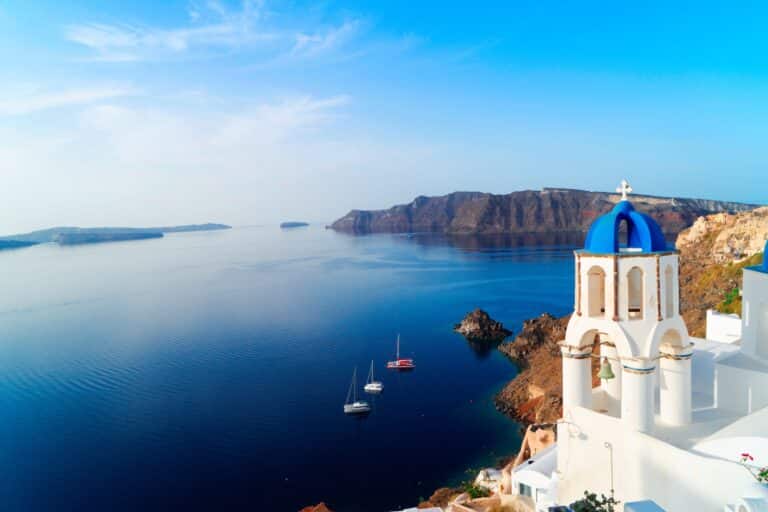 Expériences autour de la caldeira de Santorin