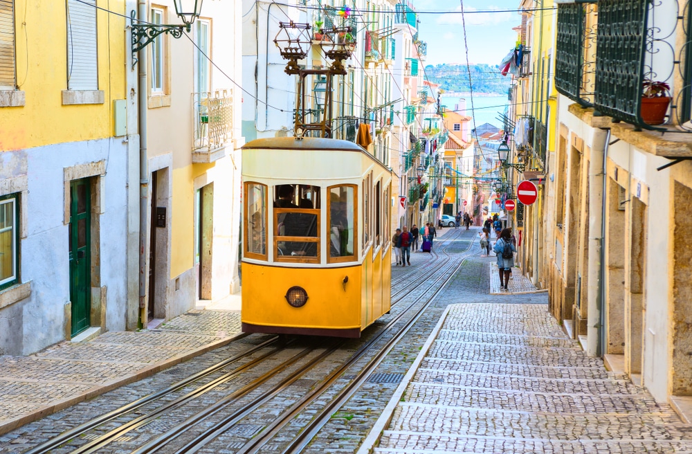 Le funiculaire de Bica à Lisbonne