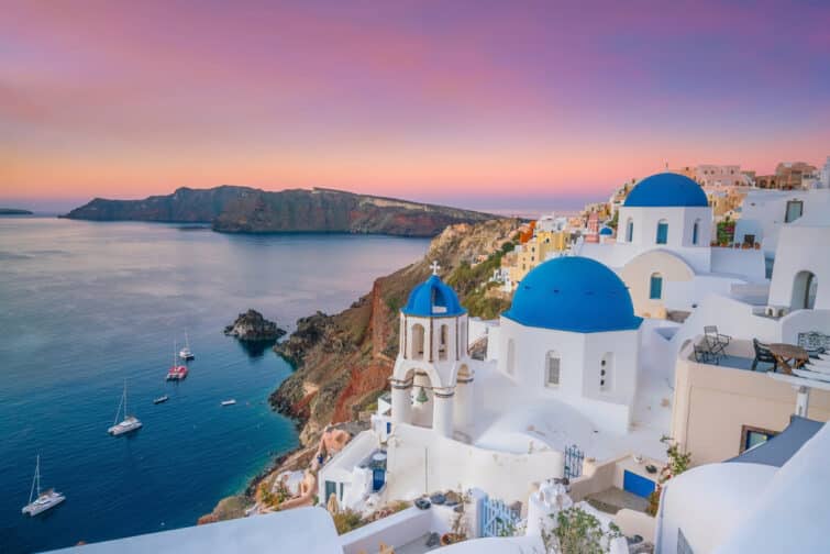 Itinéraires thématiques dans les Cyclades : Santorin