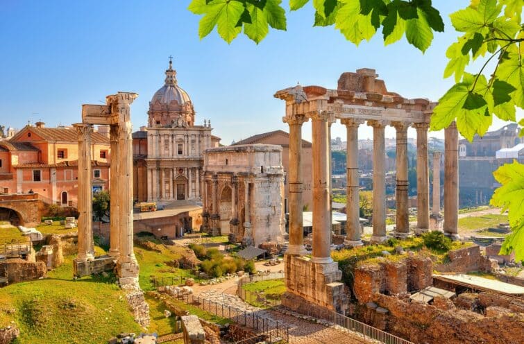 Les monuments de la Rome Antique