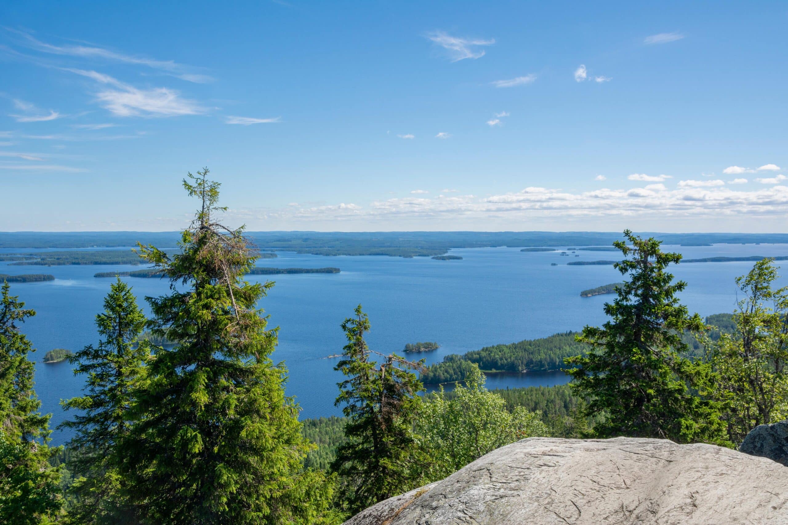 Lac Pielinen et parc national de Koli