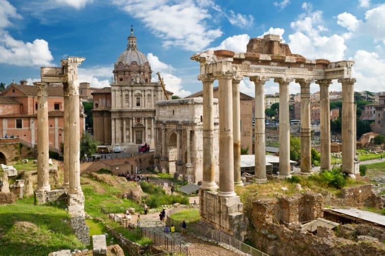 Photographie du forum romain