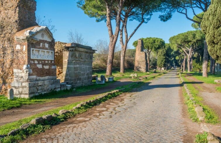 Ancienne voie Appienne à Rome