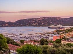 Coucher de soleil à Porto-Vecchio, en Corse