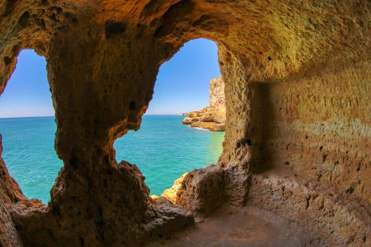 Grottes d'Algar Seco, en Algarve