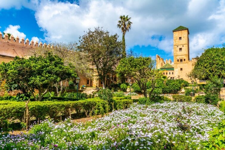 Jardin andalou des Oudayas à Rabat, Maroc