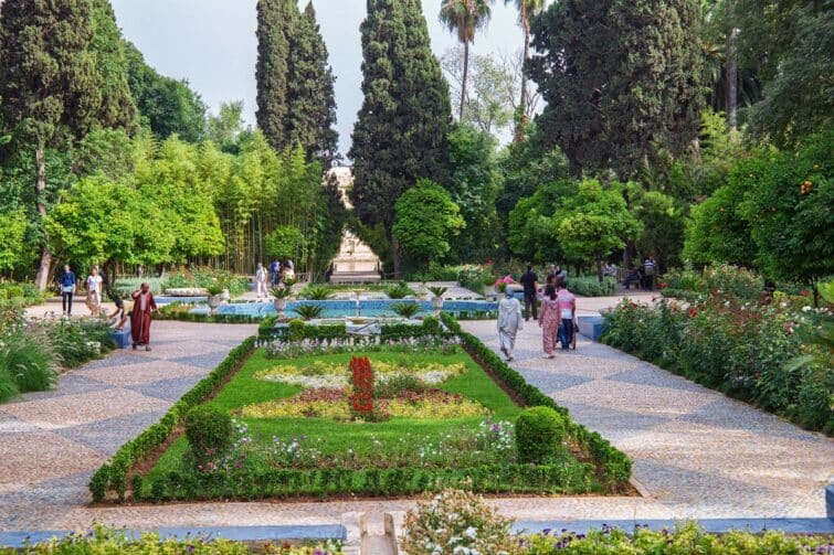 Jardins historiques Jnan sbil à Fès, Maroc