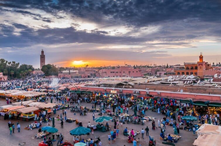 Jemaa el-Fnaa à Marrakech