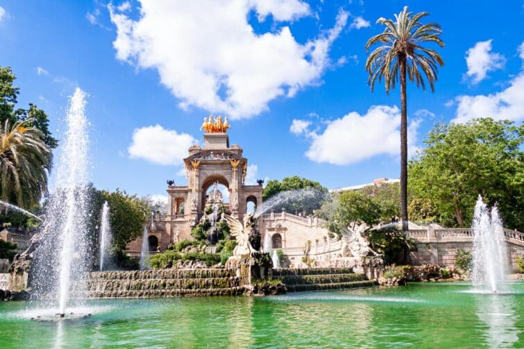 La fontaine du Parc de la Ciutadella à Barcelone