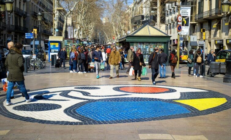 Mosaico de Joan Miró