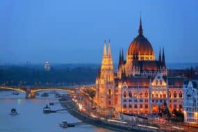 Vue de Budapest et du Danube