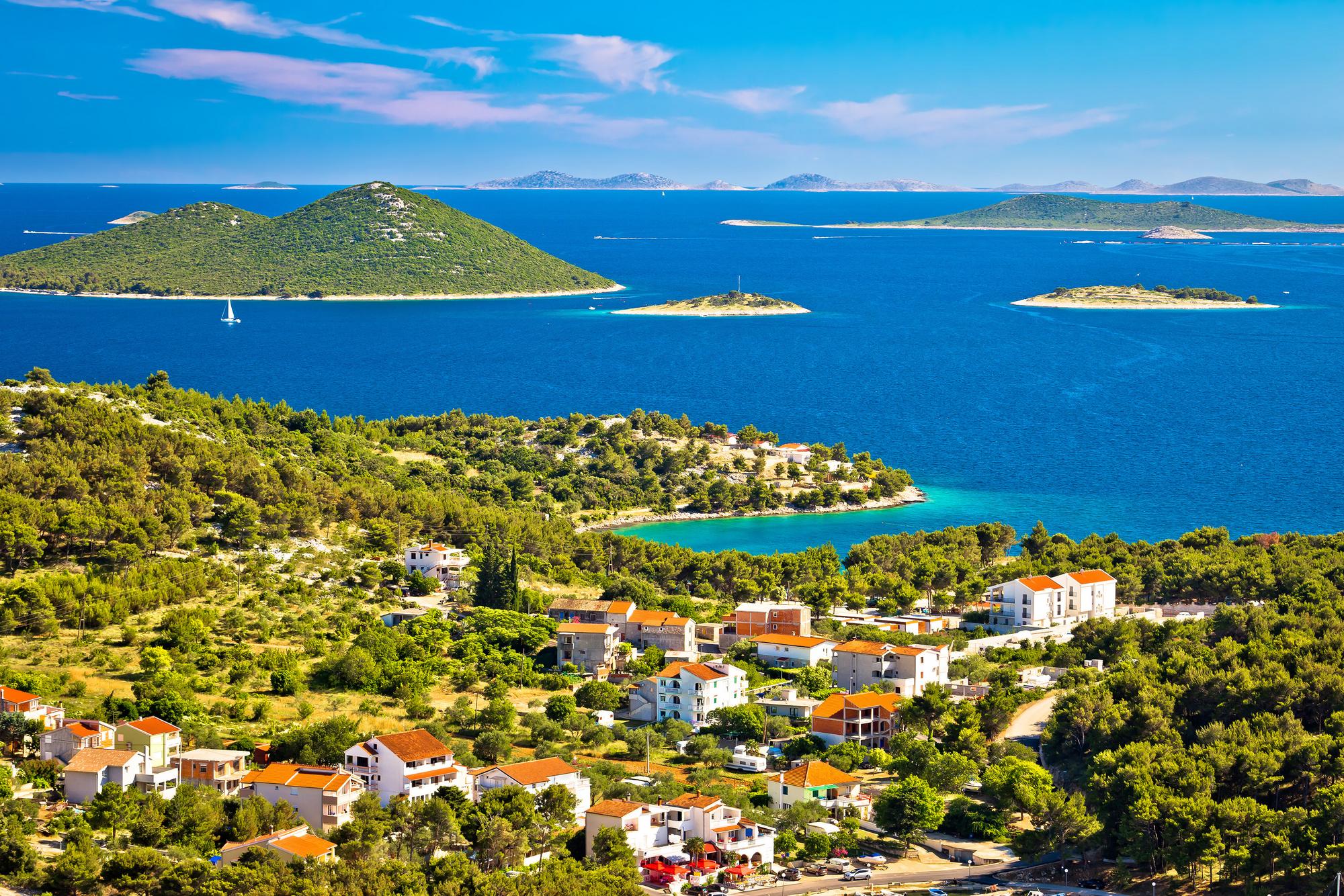 Archipel des îles Kornati en Croatie