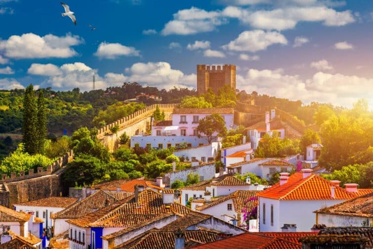 Cité médiévale d'Óbidos au Portugal
