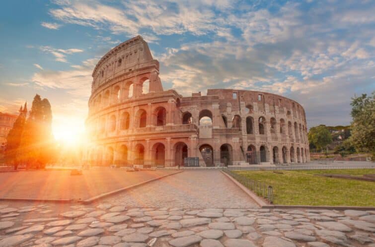 Colisée de Rome en Italie
