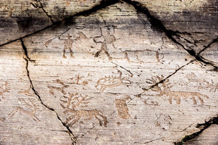 Disegni rupestri in un parco nazionale, Valcamonica