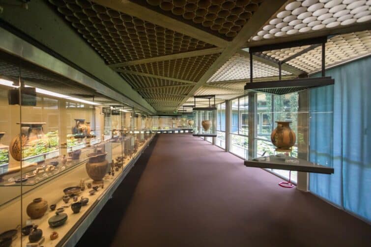 Expositions au musée archéologique de Paolo Orsi à Syracuse, Sicile, Italie