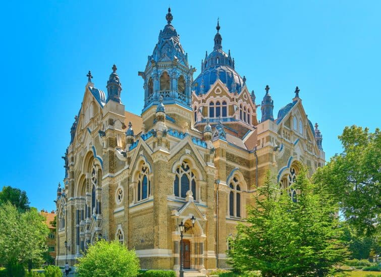 Extérieur de la Grande Synagogue de Szeged