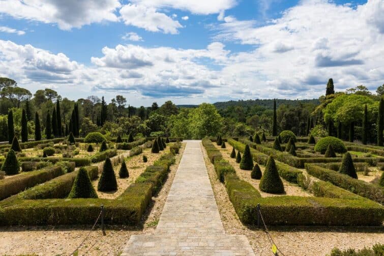 Jardins du château de Restinclières, près de Montpellier