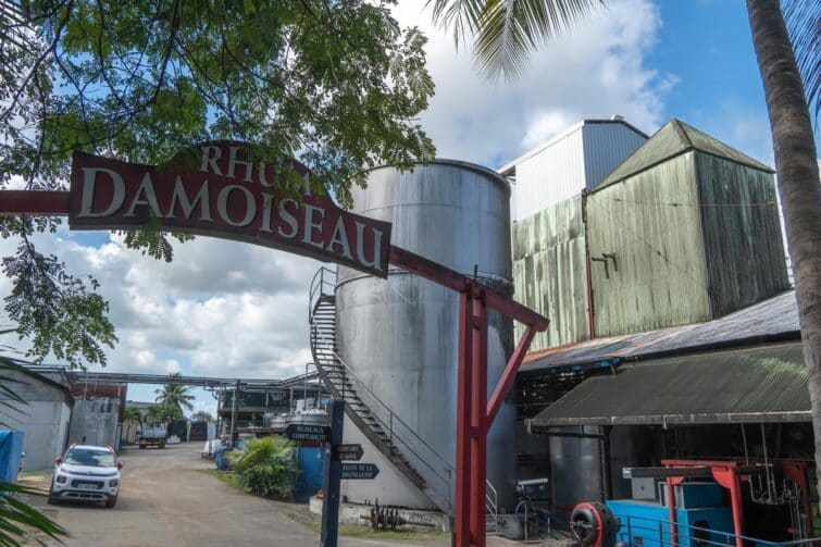 La distillerie Damoiseau, Le Moule, Guadeloupe