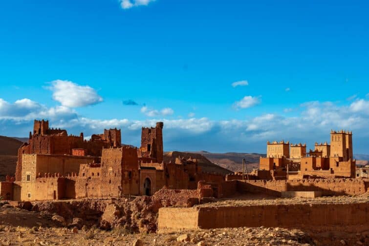 La kasbah de Tamdaght, Maroc