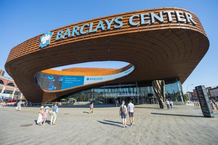 L’arena du Barclays Center à Brooklyn, New York