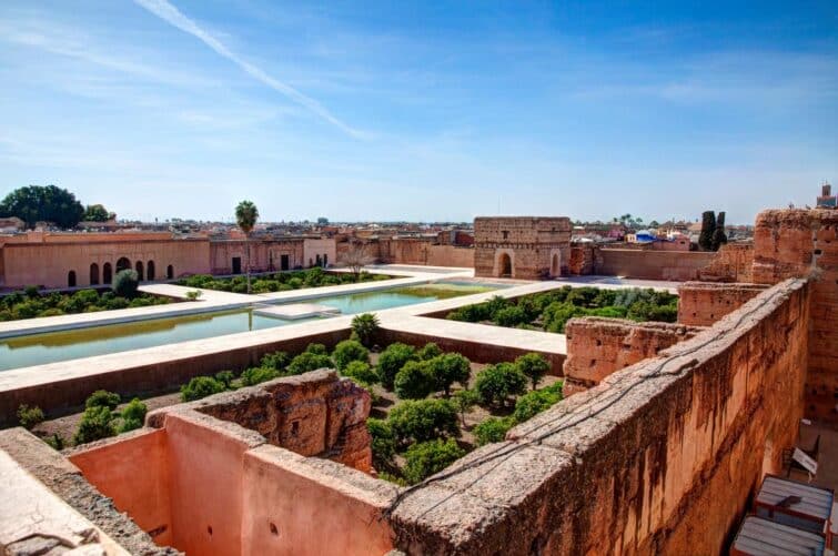 Le Palais El Badi, Marrakech, Maroc