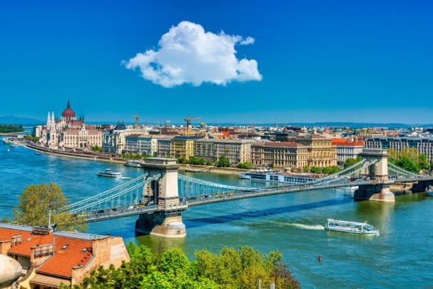Les deux rives de Danube à Budapest