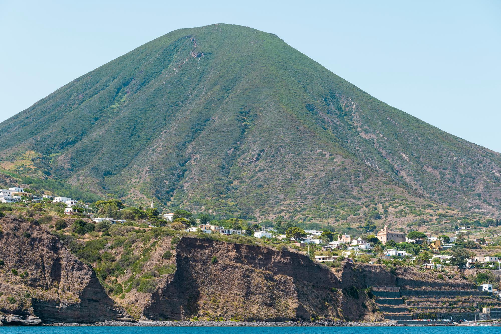 Malfa, sur l'île de Salina