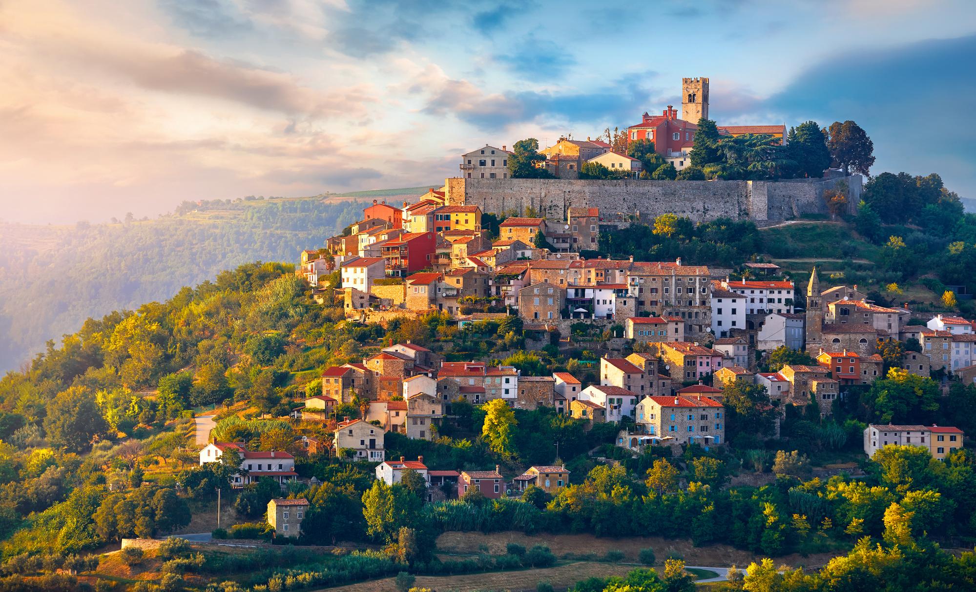 Motovun en Croatie