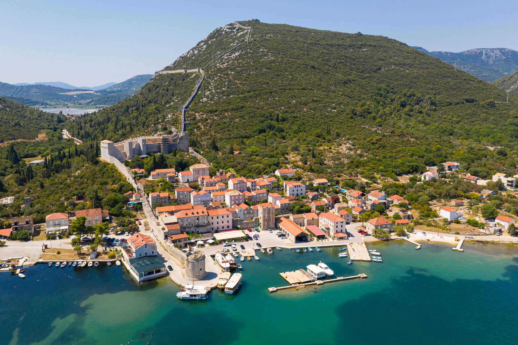 Port de Mali Ston en Croatie