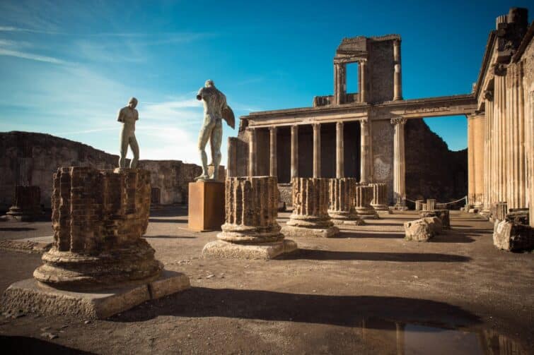 Ruines de Pompéi en Italie