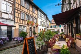 Terrasse de restaurant à Strasbourg