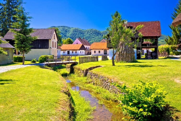 Village de Kumrovec en Croatie
