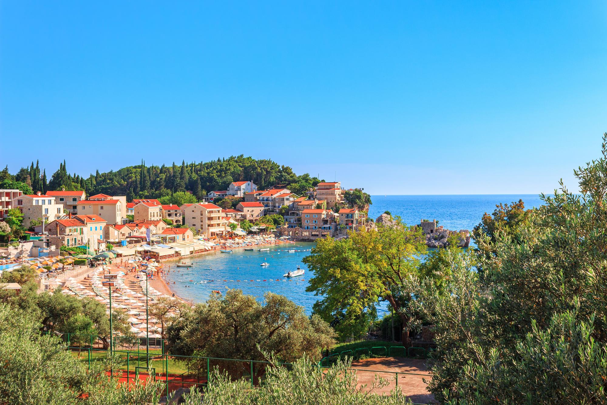 Village de Przno à Budva Riviera, Monténégro