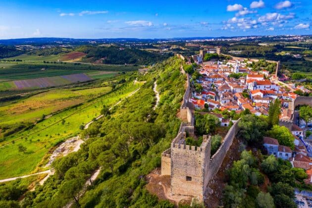 Ville fortifiée d’Óbidos au Portugal