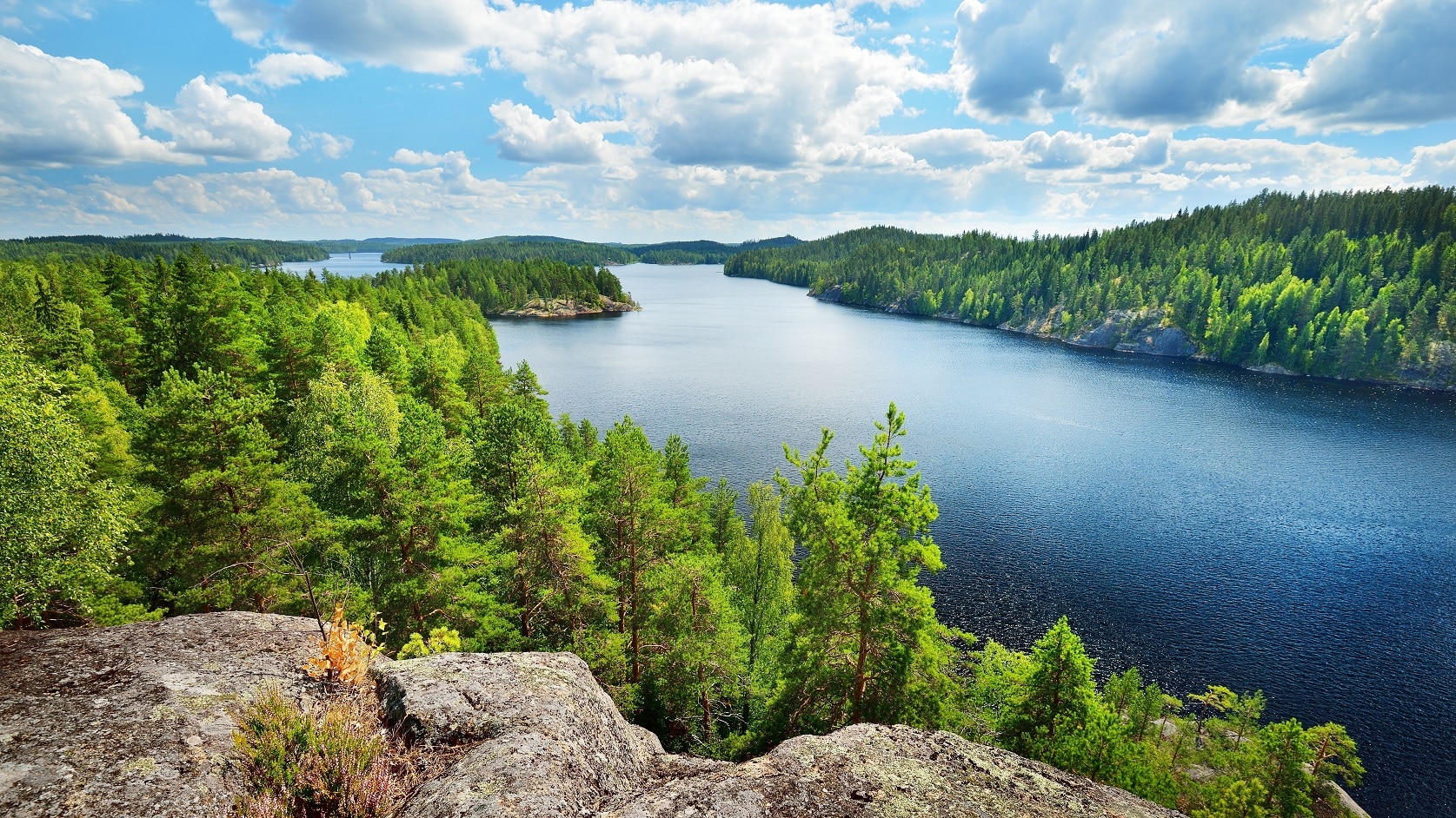 Lac Saimaa en Finlande
