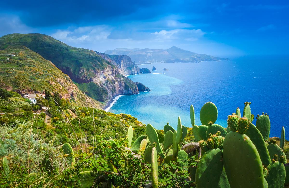 paysages verdoyants de lipari