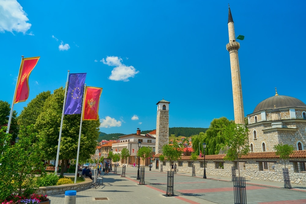 Centre-ville de Pljevlja  au Monténégro