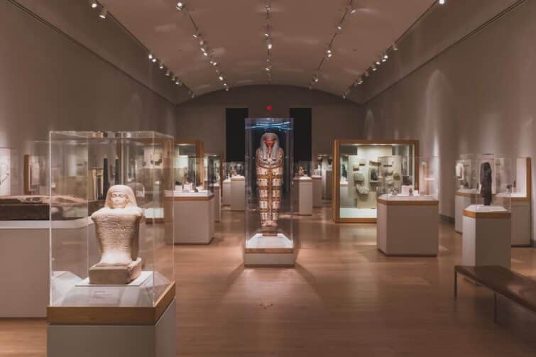 Exposition sur l'Egypte ancienne au Brooklyn Museum, New York, USA