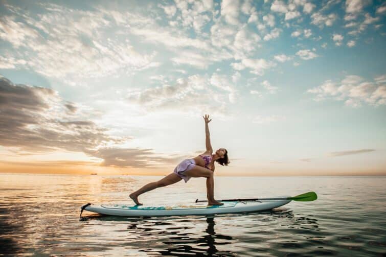 Faire du yoga-paddle à Palavas-les-Flots près de Montpellier