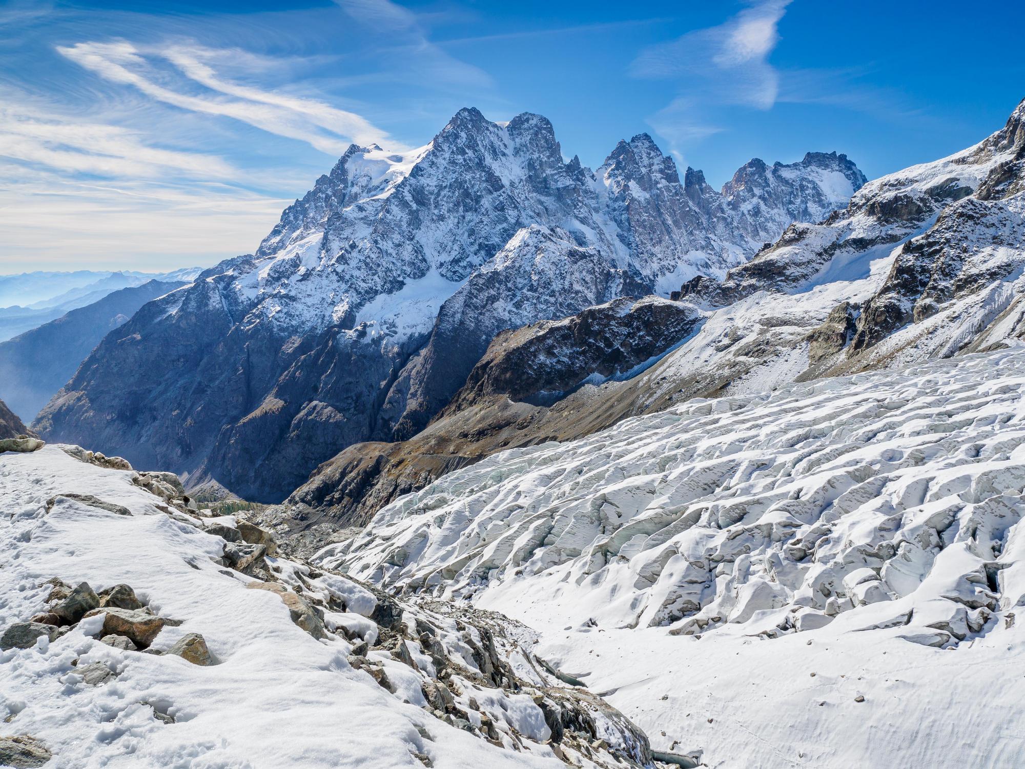 T-shirt d'aventure du parc national des Glaciers - France