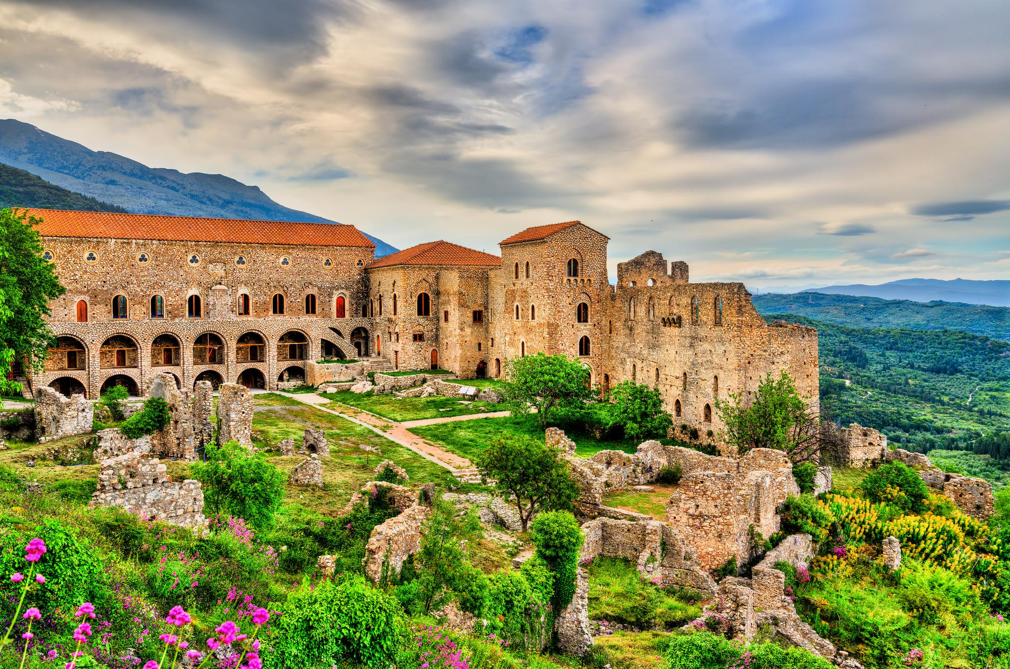 La cité de Mistra en Grèce, classée à l'UNESCO