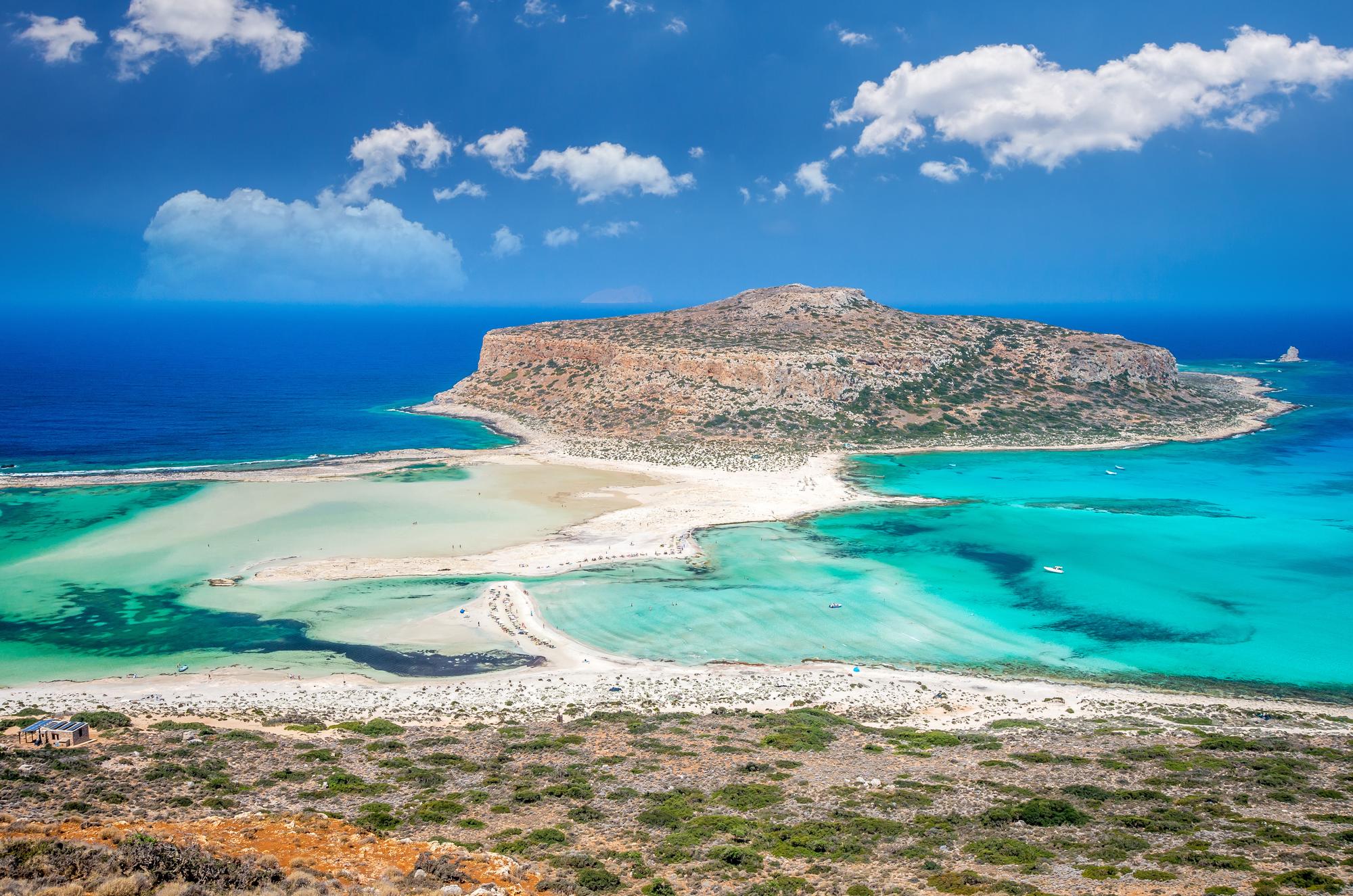 Lagon de Balos en Crète