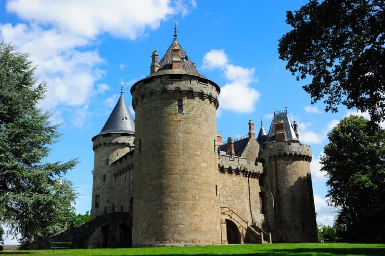 Le château de Combourg, Bretagne, France