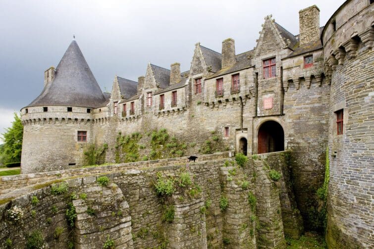 Le château de Pontivy, Bretagne, France